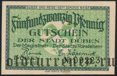 Дюбен (Düben), 25 пфеннингов 1921 года