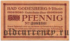 Бад-Годесберг (Bad Godesberg), 50 пфеннингов 1920 года