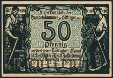 Гёттинген (Göttingen), 50 пфеннингов 1920 года