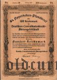 Deutschen Centralbodenkredit, Berlin, 4% Pfandbrief, 100 reichsmark 1940.