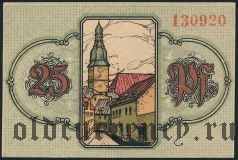 Вунзидель (Wunsiedel), 25 пфеннингов 1918 года. Вар. 1
