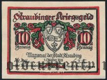 Штраубинг (Straubing), 10 пфеннингов 1918 года