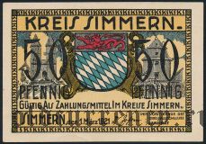 Зиммерн (Simmern), 50 пфеннингов 1921 года