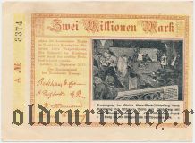 Леннеп (Lennep), 2.000.000 марок 1923 года. Серия: А