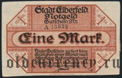 Эльберфельд (Elberfeld), 1 марка 1918 года