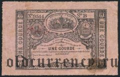 Гаити, 1 гурд 1827 года