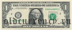 США, 1 доллар 2017 года. Нью-Йорк