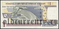 Турция, 1 лира 2005 года