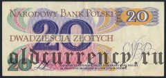 Польша, 20 злотых 1982 года