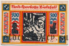 Билефельд (Bielefeld), 500 марок 21.10.1922 года. На шелке