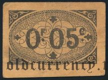 Алжир, 5 сантимов 1917 года