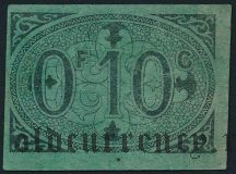 Алжир, 10 сантимов 1917 года