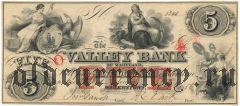 США, Valley Bank, Maryland, 5 долларов 1856 года