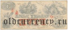 США, Valley Bank, Maryland, 5 долларов 1856 года