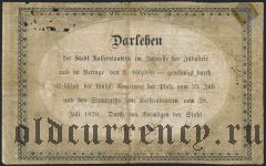 Германия, Кайзерслаутерн, 2 гульдена 1870 года