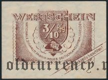 Дрезден (Dresden), сигаретная фабрика Neues Deutschland, 3/10 пфеннинга