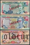 Бермуды, 2-100 долларов 2000 года. Комплект образцов