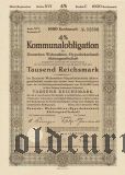 Deutschen Wohnstatten-Hypothekenbank, Berlin, 1000 рейхсмарок 1943
