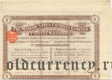 Майкопское общество Шписъ, 50 шиллингов 1910 года