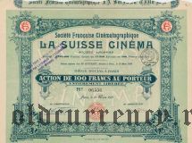Франция, La Suisse Cinema, 100 франков 1919 года