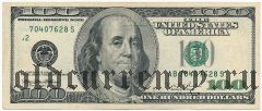 США, 100 долларов 1996 года. Брак