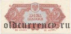 Польша, 2 злотых 1944 года