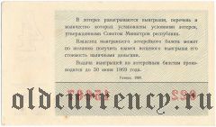РСФСР, денежно-вещевая лотерея 1968 года, 4 выпуск
