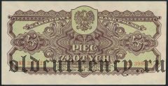 Польша, 5 злотых 1944 года