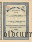 Общество Варваропольских каменноугольных копей, 500 франков 1896 года