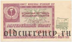 IX Фестиваль молодежи и студентов, лотерея 1968 года