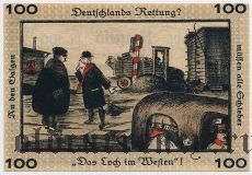 Нойграбен - Хаусбрух (Neugraben-Hausbruch), 100 пфеннингов 1921 года