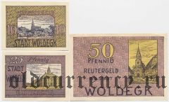 Вольдегк (Woldegk), 3 нотгельда 1922 года