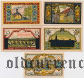 Цойленрода (Zeulenroda), 5 нотгельдов 1921 года