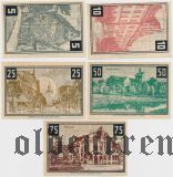 Вунсторф (Wunstorf), 5 нотгельдов 1922 года