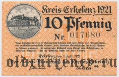 Эркеленц (Erkelenz), 10 пфеннингов 1921 года