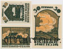 Тессин (Tessin), 3 нотгельда 1922 года