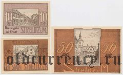 Штрелиц (Strelitz), 3 нотгельда 1922 года