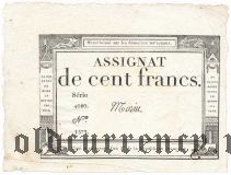 Франция, 100 франков 1795 года
