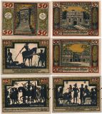 Везель (Wesel), 6 нотгельдов 1921 года