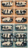 Плён (Plön), 12 нотгельдов 1921 года