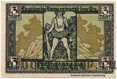 Тале (Thale), 3 марки 1921 года