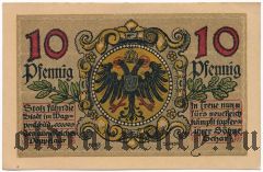 Донаувёрт (Donauwörth), 10 пфеннингов 1918 года