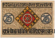 Хайлигенштадт (Heiligenstadt), 25 пфеннингов 1919 года