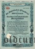 Deutschen Centralbodenkredit, Berlin, 4%, 1000 reichsmark 1934