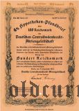 Deutschen Centralbodenkredit, Berlin, 4%, 100 reichsmark 1942
