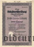 Deutschen Rentenbank-kreditanstalt, Berlin, 1000 reichsmark 1940