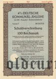 Deutschen Kommunal-Anleihe, 100 reichsmark 1941