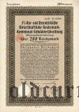 Neumarkische Ritterschaftliche, 200 reichsmark 1930