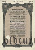 Preussische Zentralstadtschaft, Берлин, 500 reichsmark 1941