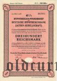 Deutsche Hypothekenbank, Berlin, 300 reichsmark 1940